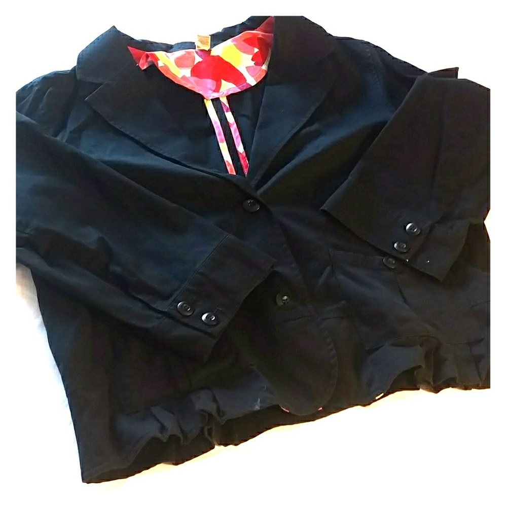 Black cotton jacket/blazer xxl